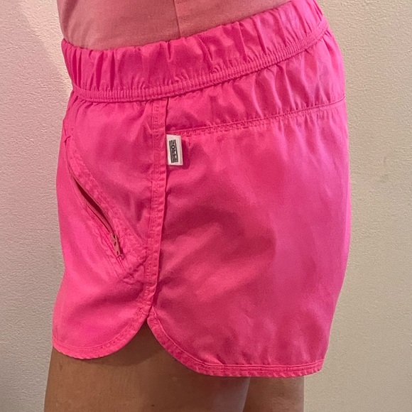 Soffe neon, pink 100% nylon shorts size small - Picture 2 of 11